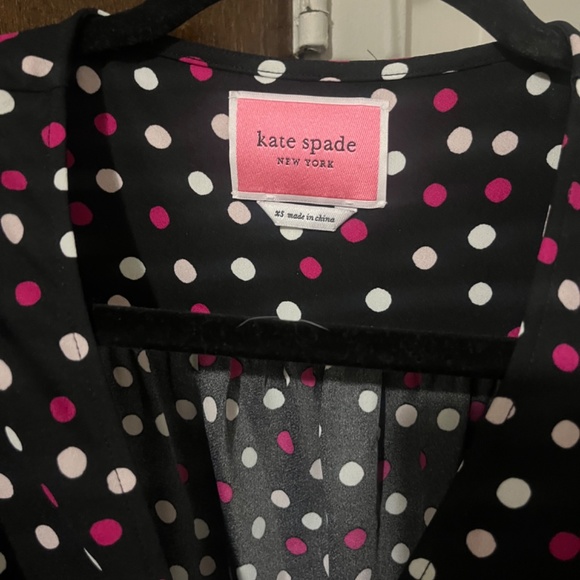 kate spade glimmer dot wrap dress - Picture 2 of 13